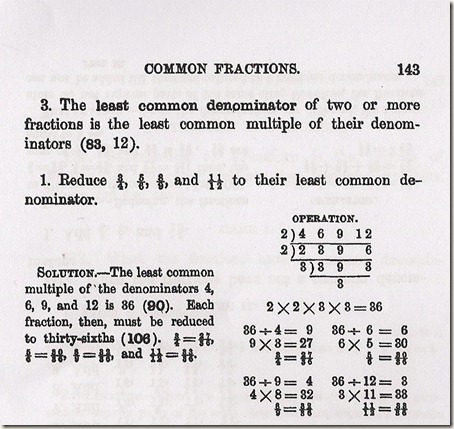 TJ Math: Finding the Least Common Denominator